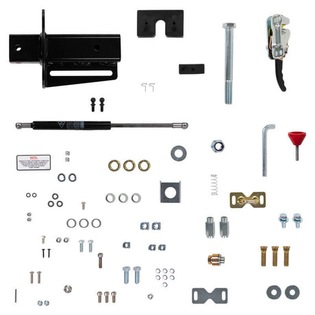 ARB W/Carrier Rstb Lhs Blk 80 Series - Heavy Duty Swingaway Spare Tire Carrier for Toyota Land Cruiser and Lexus LX450