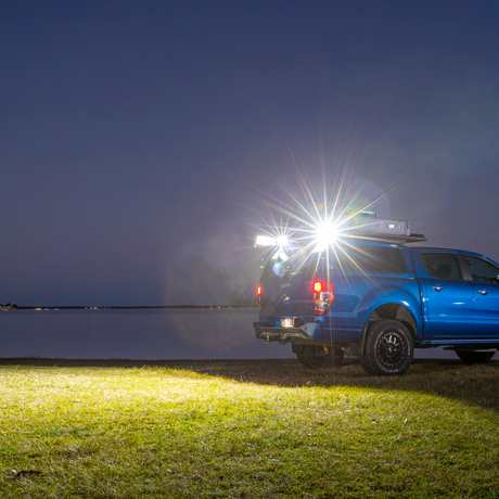 ARB BaseRack Auxiliary Light - 2.8 inch 20W LED for Off-Road Vehicle Lighting and Reverse Assistance