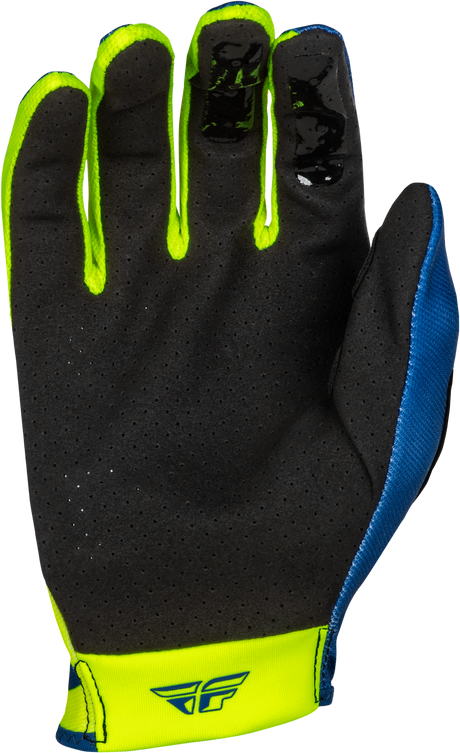 Fly Racing Lite Lancer Gloves Navy/Hi Vis Medium for Motocross and Off-Road Vehicles