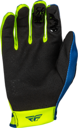 Fly Racing Lite Lancer Gloves Navy/Hi Vis XL – Lightweight Race Gloves for Motocross and Off-Road Vehicles