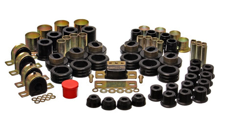 Energy Suspension Hyper-Flex Master Bushing Set for 1984-1987 GMC and Chevy 2WD 1/2 Ton Pickups - Black