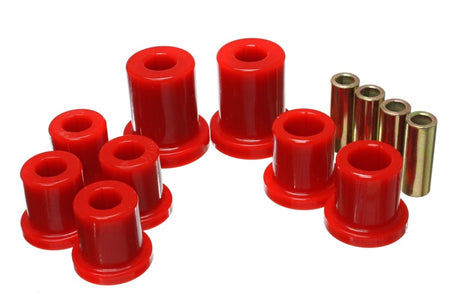 Energy Suspension 8.3128R Front and Rear Control Arm Bushing Set for Toyota FJ Cruiser, Tacoma, Lexus GX470 (2007-2013) - Performance Polyurethane