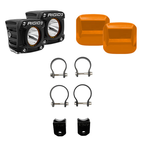 RIGID 41650 Side By Side Revolve A Pillar Light Kit with Amber Backlight for UTVs and ATVs