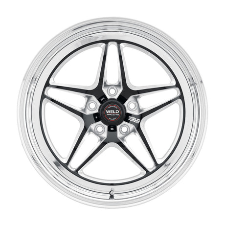 Weld S81 18x5 Black Wheel – 5x120 Bolt Pattern, -23mm Offset, High Pad, Non-Beadlock