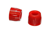 Energy Suspension Hyper-Flex Bump Stop Set for Front and Rear Suspension - Red, Part No. 9.6110R