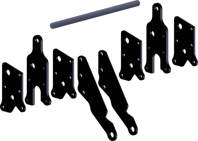 KFI UTV Plow 6 in. Lift Kit For KFI 105635 Tube