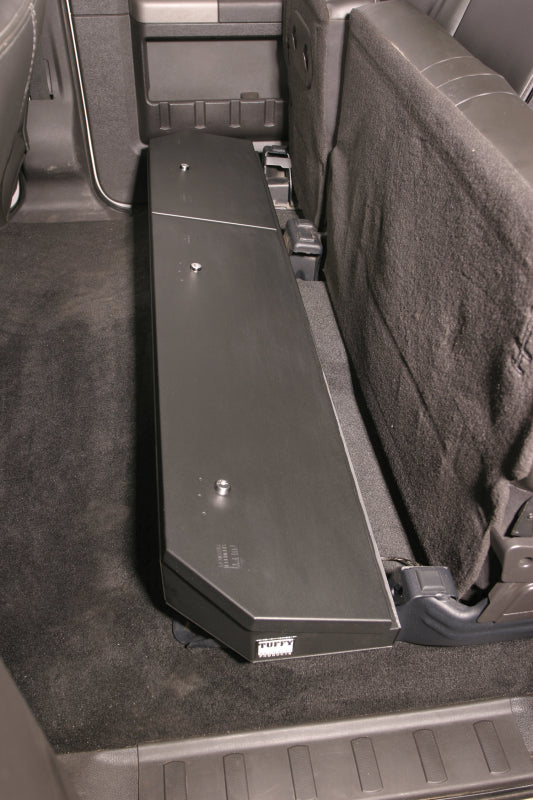 Tuffy Products Underseat Lockbox for 2003-2016 Ford F-250/F-350/F-450 Super Duty Crew Cab – Secure Steel Storage with Pry-Guard Locking System