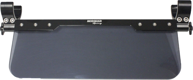 MODQUAD SV12-2 Sun Visor for Trucks and SUVs – 12 Inch Smoked Tinted Polycarbonate with 2-Inch Clamp on Both Sides