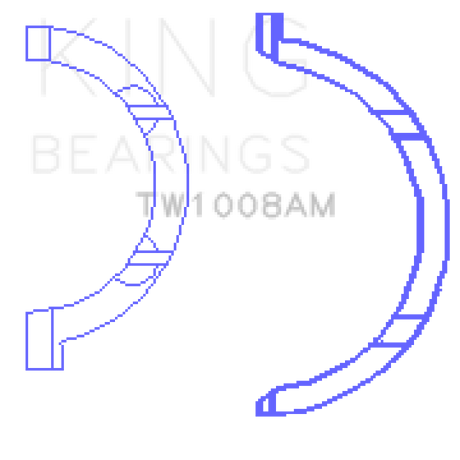 King Engine Bearings Nissan QR25DE DOHC 16 Valve Thrust Washer Set