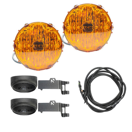 Nacho Offroad Technology Toyota SAE Plug & Play Amber Fog Light Kit – Fits 2014-2017 Toyota Tundra & Tacoma