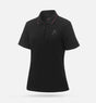 Akrapovic Corpo Polo Black Women's T-Shirt - Large, Stylish and Comfortable Automotive Apparel