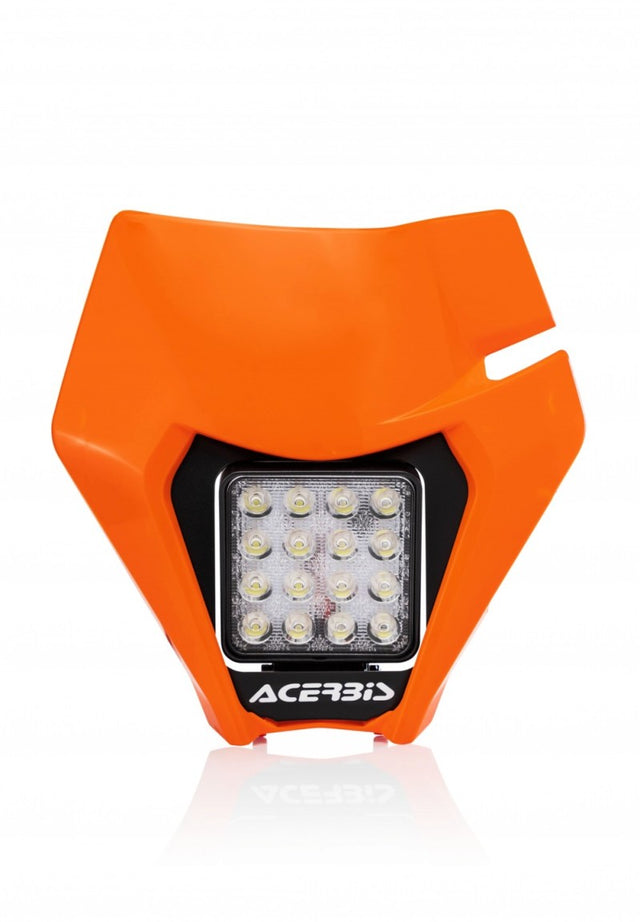 Acerbis VSL Headlight for KTM EXC-F 350/500, XC-W 150-300 TPI, XCF-W 350/500 - Fits 2020-2023 Models