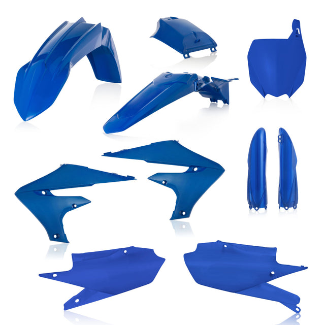 Acerbis Full Plastic Kit for Yamaha YZ250F, YZ450FX, YZ250FX, and YZ450F (2018-2023) – Blue