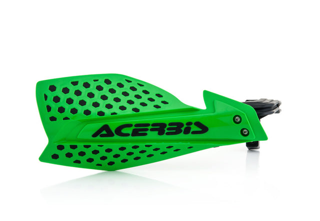 Acerbis X-Ultimate Handguard - Green/Black for Powersports Vehicles with Universal Mounting