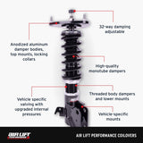 Air Lift Performance Coilover Kit for Infiniti Q50 2014-2024 by Air Lift Part Number 79011