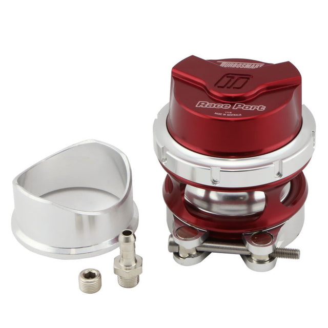 Turbosmart RacePort BOV Gen V - Red, High-Flow Turbocharged Engine Blow-Off Valve