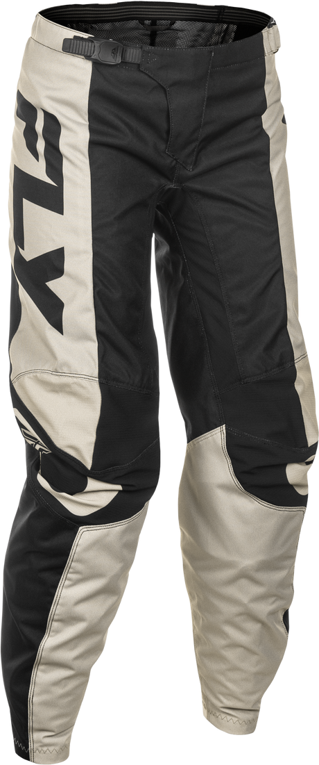 Fly Racing Women's F 16 Pants Black/White Size 05/06 – Durable Motorcycle Riding Gear for Women with Comfort and Flexibility