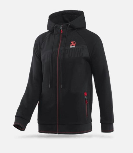 Akrapovic Men's Corpo Zip Hoodie in Black - Size Medium