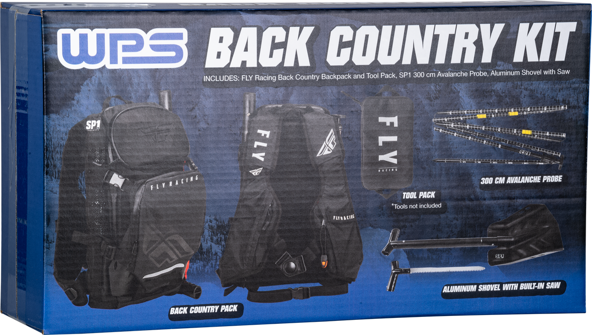 Fly Racing Back Country Kit - Essential Avalanche Safety Gear for ATV and UTV Riders