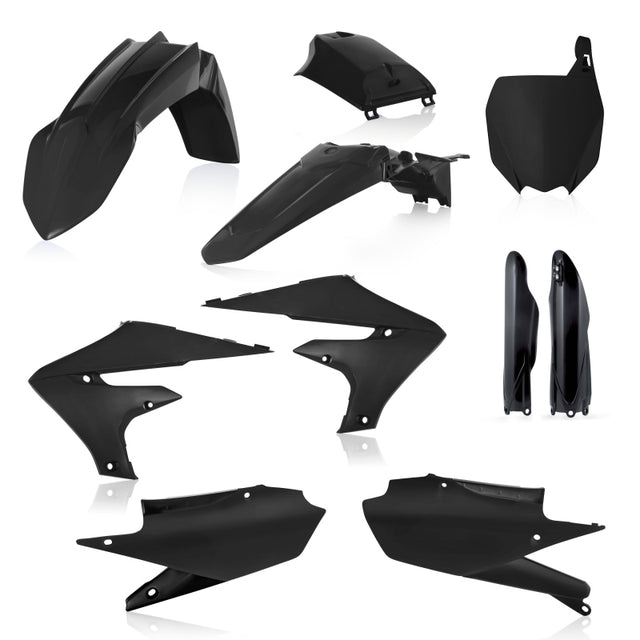 Acerbis Part Number 2736350001 Full Plastic Kit for Yamaha YZ250F, YZ250FX, YZ450F, YZ450FX (2018-2023) – Black