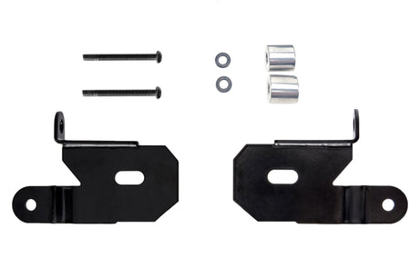 KC HiLiTES 18-19 Jeep Wrangler JL A-Pillar Light Mount Bracket Set (Pair) - Black