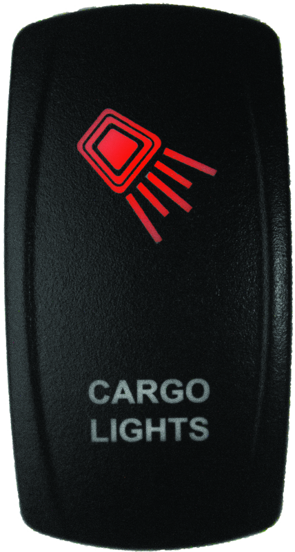 DragonFire Racing Lighted Switch Cargo Lights On/Off Red - Part #522621