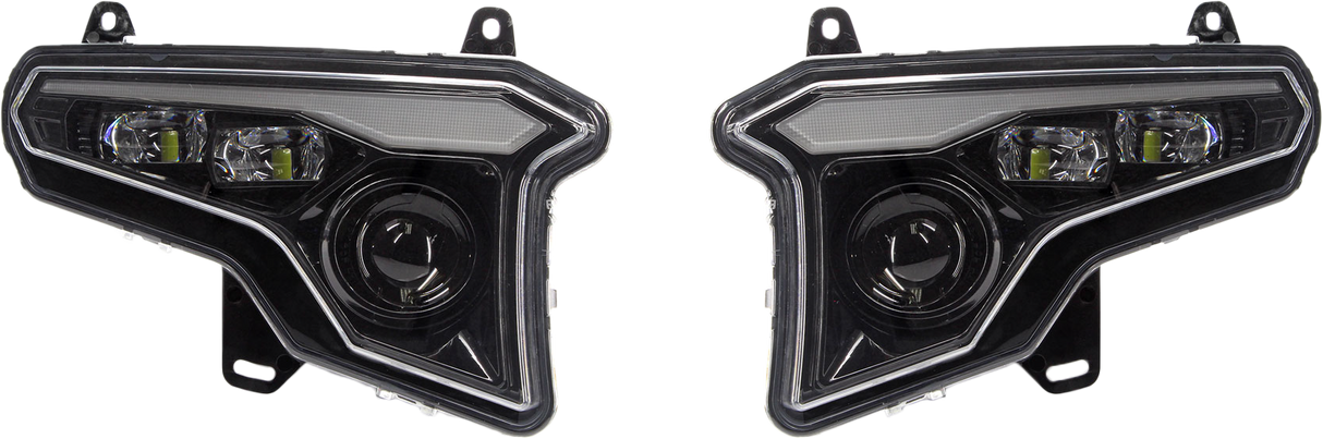 XTC Power Products POL-XPED-HL Headlight with Amber Turn Signals for Select Vehicles