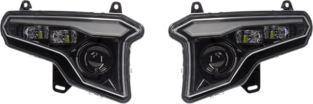 XTC Power Products POL-XPED-HL Headlight with Amber Turn Signals for Select Vehicles