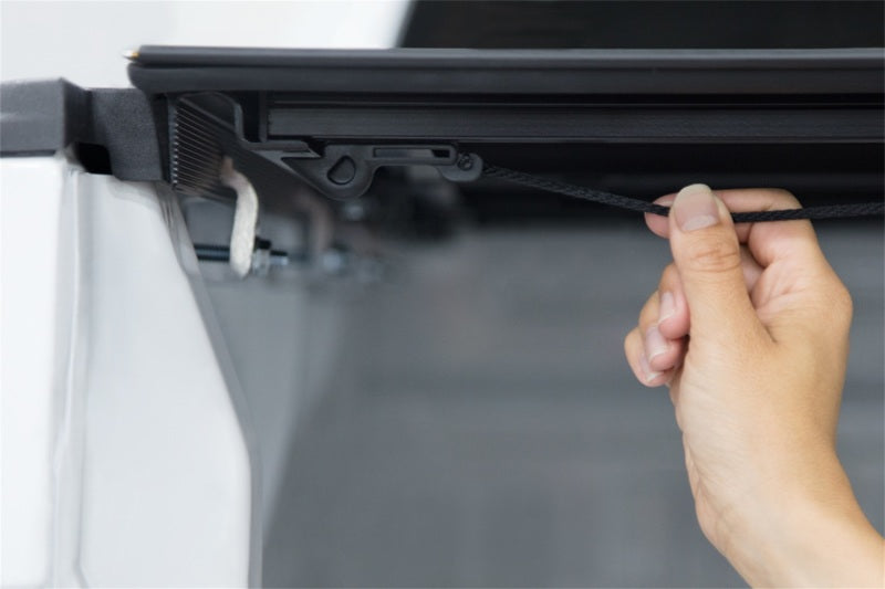 Access LOMAX Tri-Fold Hard Tonneau Cover for 2014-2018 Chevy and GMC 1500, 2015-2019 2500/3500 with 6' 6" Bed