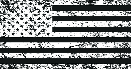 DragonFire Racing Tattered American Flag Whip Flag - Powersports Accessory