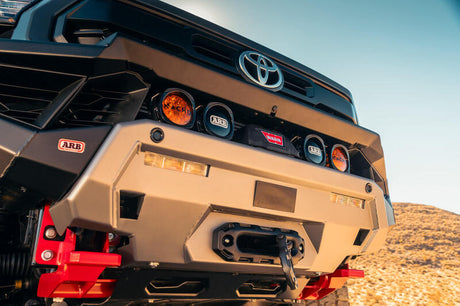 ARB 2024+ Toyota Tacoma Zenith Winch Bar - Satin Black Steel with Integrated Recovery Points and Winch Compatibility