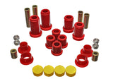 Energy Suspension 3.3190R Red Front & Rear Control Arm Bushing Set for Chevrolet Avalanche 1500 & Suburban 1500 (2002-2004)