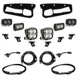 Baja Designs Ford Bronco 2021-2022 S2 SAE Pro Fog Pocket Light Kit with Upfitter - Clear