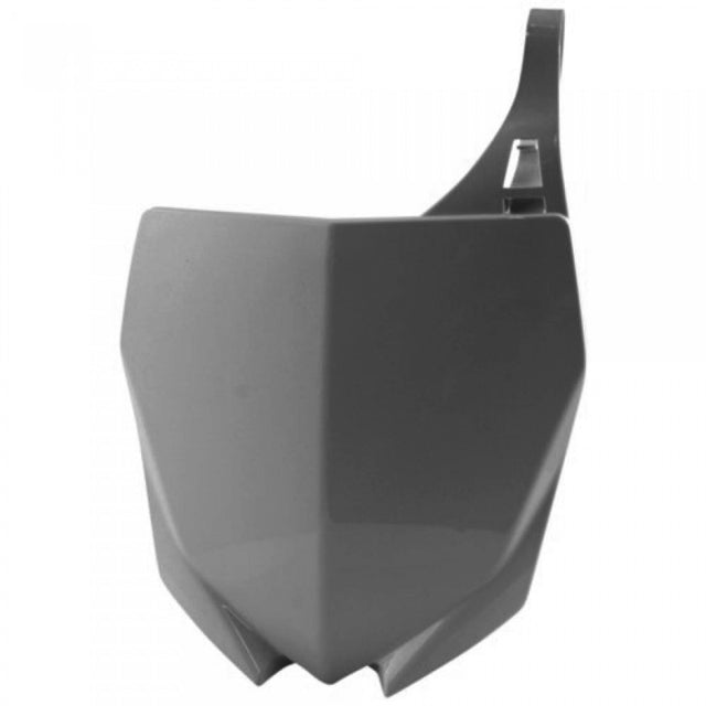 Acerbis Yamaha YZ Front Number Plate - Gray (Part #2171750011) for 2010-2020 Yamaha YZ Models