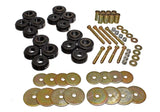 Energy Suspension Hyper-Flex Polyurethane Body Mount Set for 1973-1977 Ford Bronco with Hardware - Black