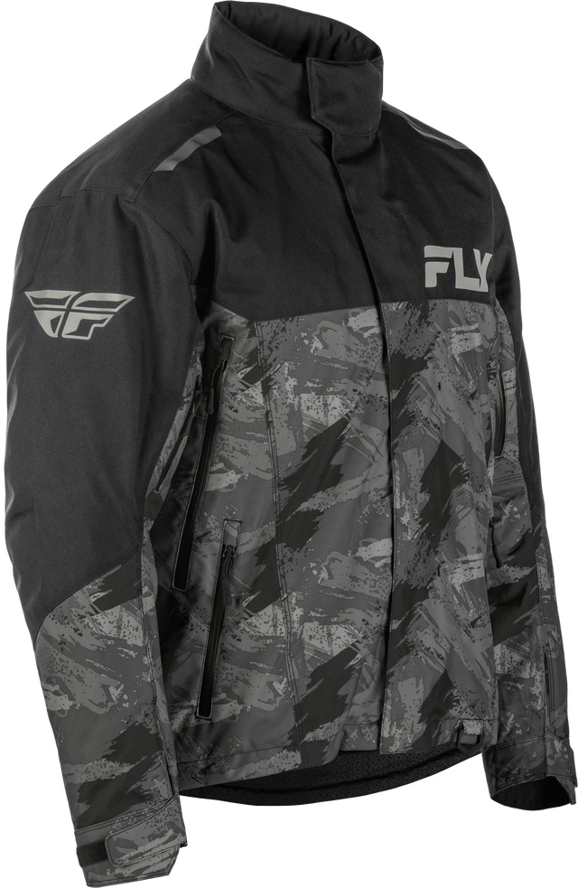 Fly Racing SNX Pro Jacket Black 4X – Women's Snowboarding Outerwear with Waterproof and Insulated Features