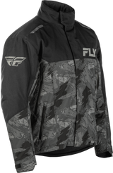 Fly Racing Youth SNX Pro Jacket Black YM - Snowmobile Wear for Youth with Weatherproof Technology