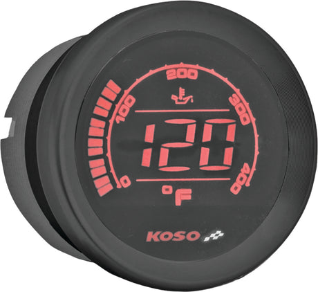 KOSO HD 02T 2-inch Oil Temperature Gauge for Harley-Davidson Electra Glide Classic (2004-2013)