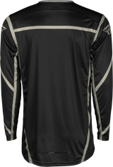 Fly Racing Lite Jersey Black/Grey XL – Motorcycle Riding Jersey with Ventilation for Off-Road & Motocross
