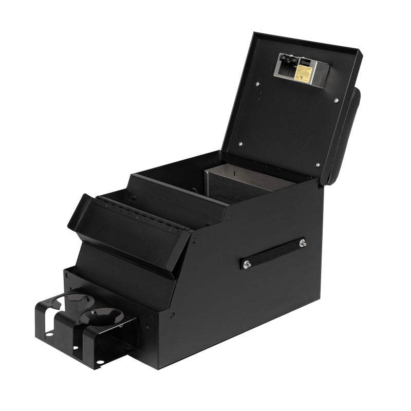 Tuffy Products 017-01 Deluxe 12.5-Inch Black Steel Security Console for Powersports Vehicles