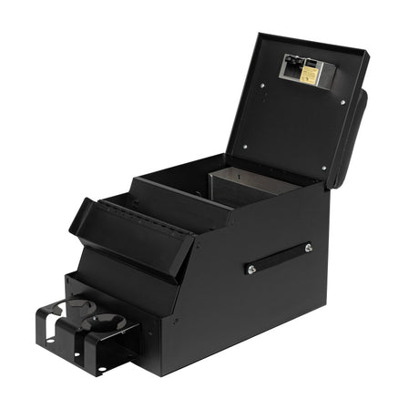 Tuffy Products 017-01 Deluxe 12.5-Inch Black Steel Security Console for Powersports Vehicles