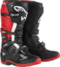 Alpinestars Honda Tech 7 Enduro Drystar Boots for Offroad Vehicles - US Size 7, Black and Bright Red