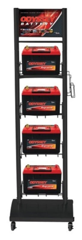 Odyssey Battery 4-Battery Display Rack (1 Wide x 4 High)