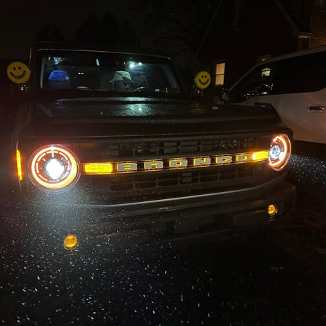 Oracle 2021+ Ford Bronco Oculus Bi-LED Projector Headlights - ColorSHIFT LED