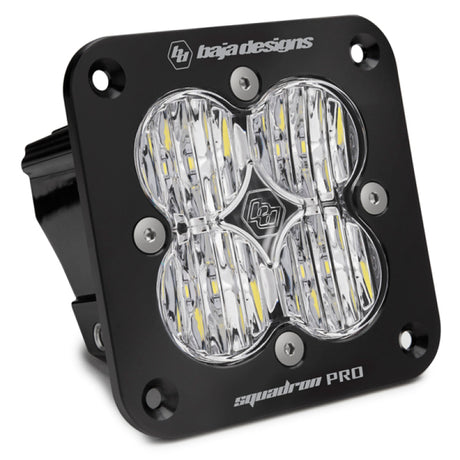 Baja Designs Squadron Pro Black Wide Cornering Pattern Flush Mount LED Light Pod - Part #491005