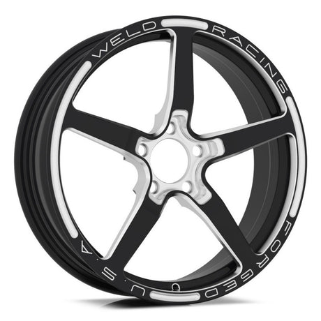 Weld Alumastar 1-Piece 18x6 Wheel with 5x4.75 Bolt Pattern and Black Finish – Part #88B-1806275