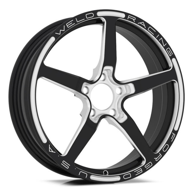 Weld Alumastar 1-Piece 18x6 Wheel with 5x4.75 Bolt Pattern and Black Finish – Part #88B-1806275
