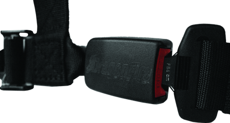 DragonFire Racing H-Style 4-Point Harness with EZ-Adjust and 3-Inch Buckle for Powersports Vehicles