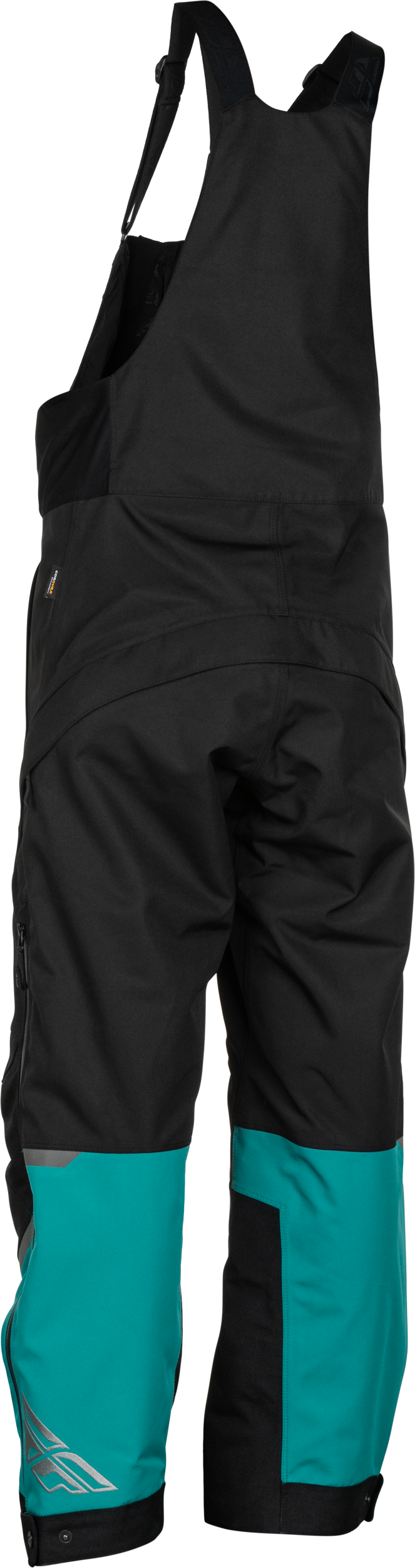 Fly Racing Women's Carbon Bibs Deep Lake/Black – All-Weather Snow Sport Gear for Skiing and Snowboarding