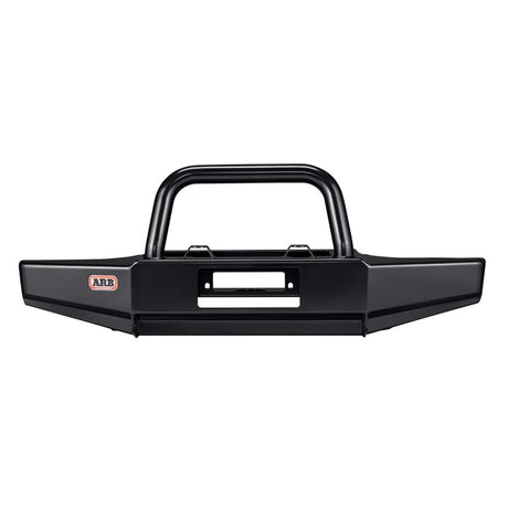 ARB Deluxe Winch Bumper for Jeep Wrangler YJ and TJ – Multi-Fit, Airbag Compatible with Tow Points and Fog Light Provisions